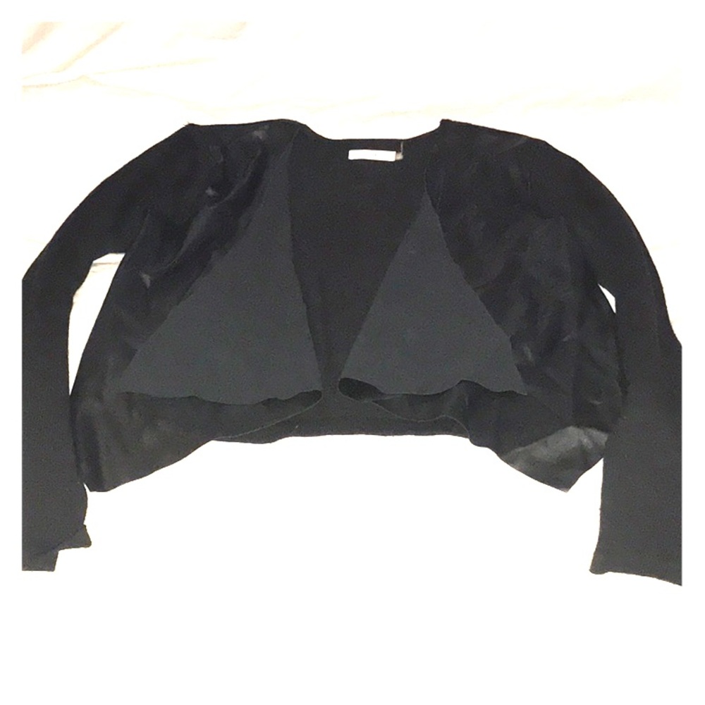 Black cardigan